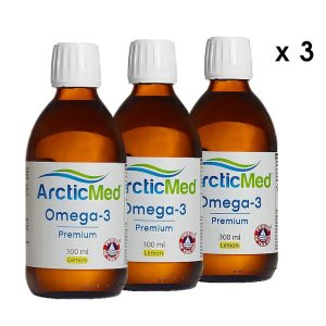 ArcticMed Omega-3 300 ml citron 3-pack