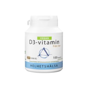 D-vitamin vegan 50µg/2000IE 100 kapslar Helhetshälsa