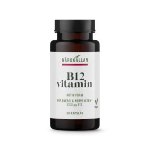B12 1000 mcg 90 kapslar  - Närokällan