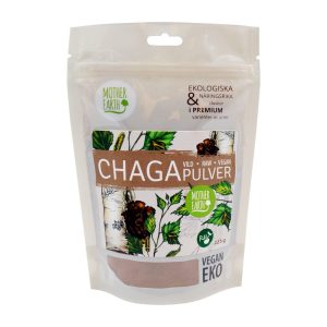 Chaga vildväxande pulver 125 gr - Mother Earth