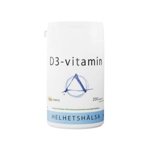 D-vitamin 50µg/2000IE 200 kapslar Helhetshälsa