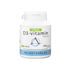 D-vitamin vegan 75µg/3000IE 100 kapslar Helhetshälsa
