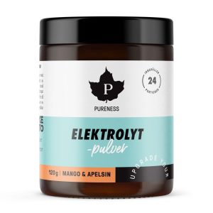 Elektrolytpulver Pureness mango & apelsin 120 gr