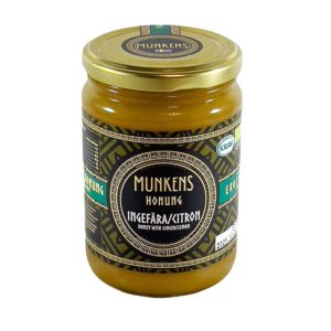 Honung ingefära och citron,  280 gr – Munkens