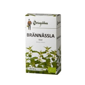 Örtagubben brännässla blad