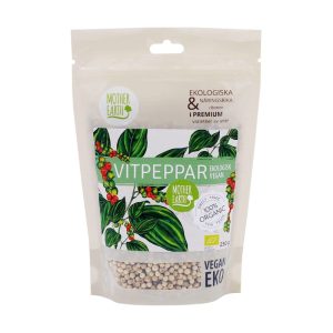 Vitpeppar Hel - Mother Earth EKO 250g