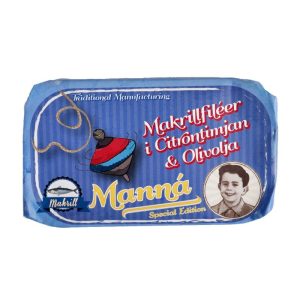 Makrill i citrontimjan och olivolja