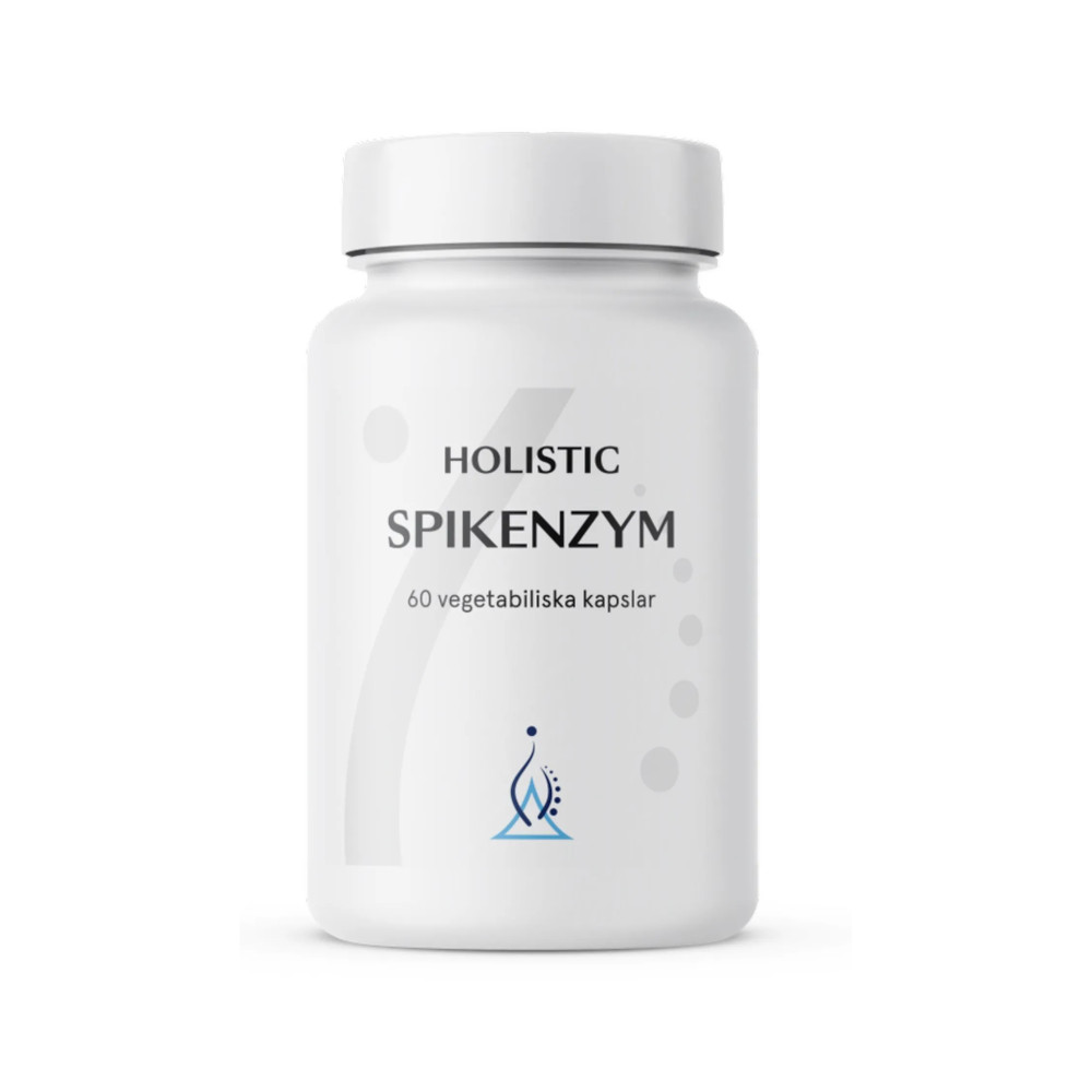 Holistic Nail Protein Enzyme Blend in a bottle containing 60 capsules.
