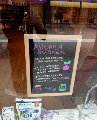 Vad hände med Aroniabutiken?