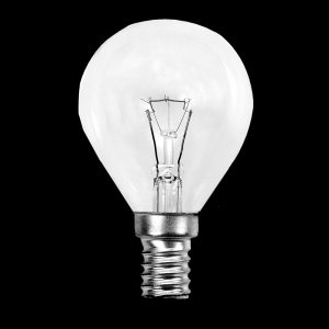 Glödlampa - E14 klar klot 7W