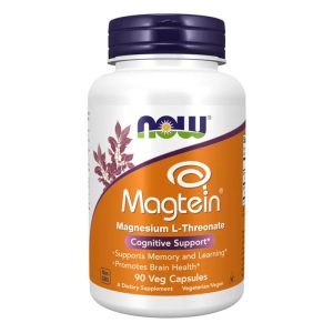 Magtein (magnesium threonate) 90 kapslar - NOW