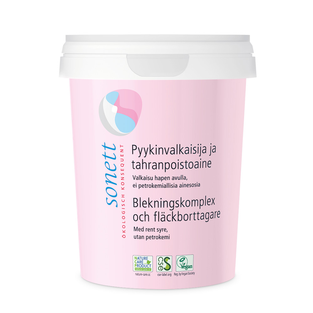Naturligt blekmedel för tvätt